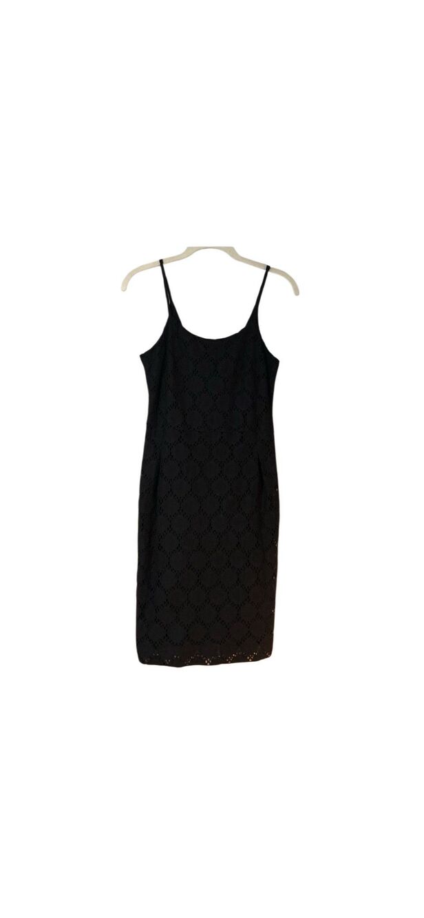 Banana Republic black eyelet lace sheath dress - 0
